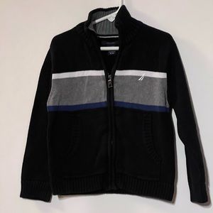 Nautica Navy Zip-up Sweater